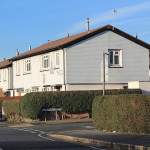 The pre-fab homes as they are now.