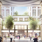 A new public courtyard will be at the heart of the new development