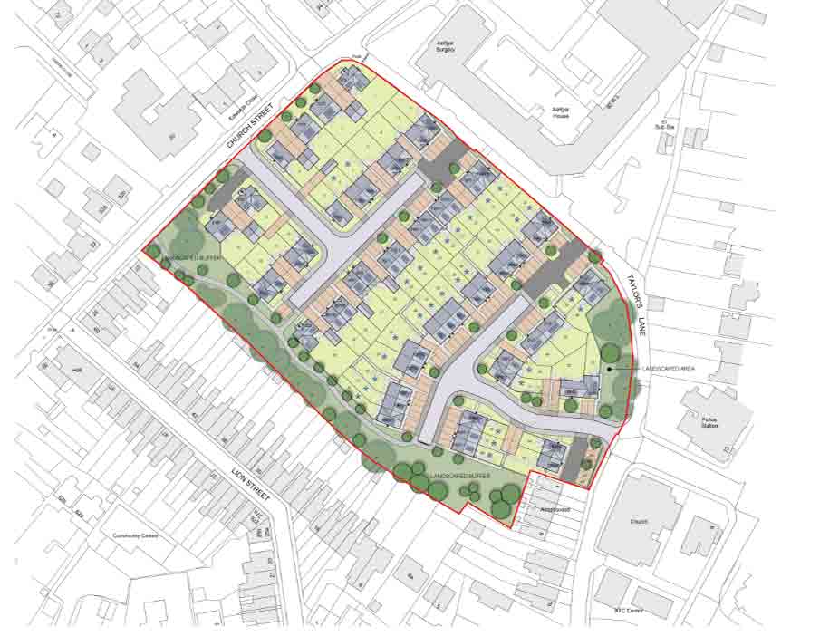 Work progresses to transform former Rugeley school into housing ...